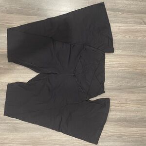 Aerie crossover waist wide leg pants